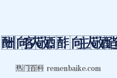 酬:向客人敬酒,酢:向主人敬酒造句是什么意思的图片